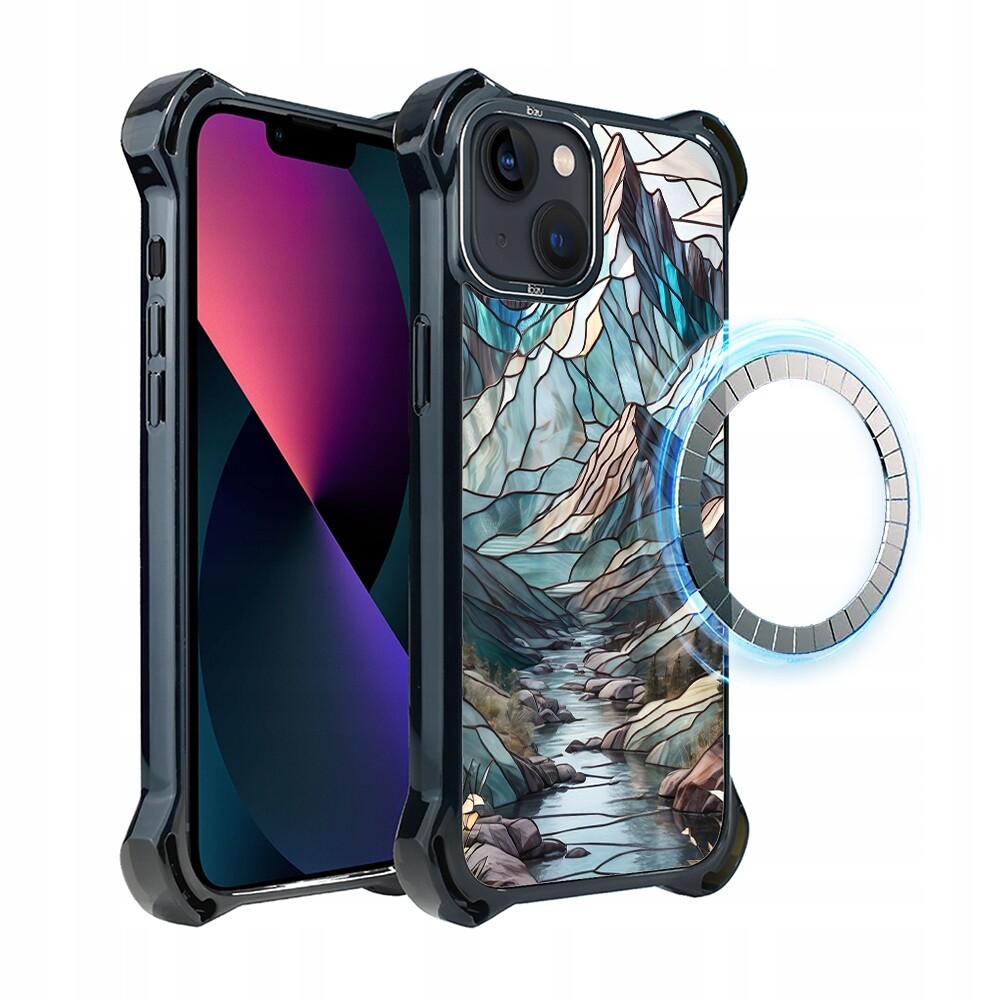 Pouzdro pro iPhone 13 Ibizu DropGuard Ultra s MagSafe, Horský Potok