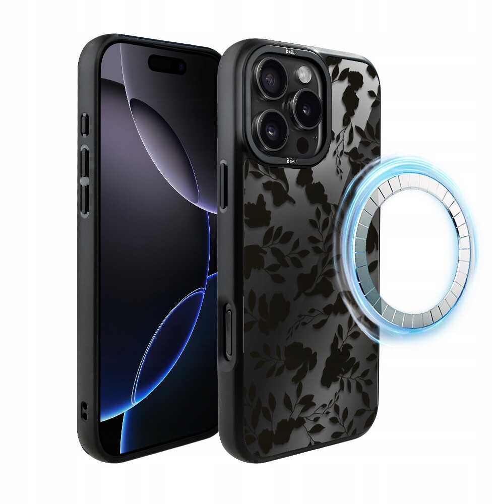 Pouzdro pro iPhone 16 Pro Max Ibizu DropGuard Matt s MagSafe, stín listů