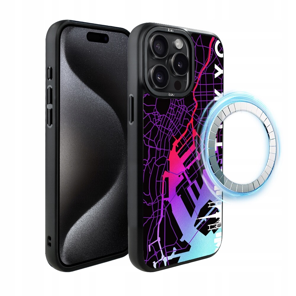 Pouzdro iPhone 15 Pro Ibizu DropGuard Matt od MagSafe, Tokio