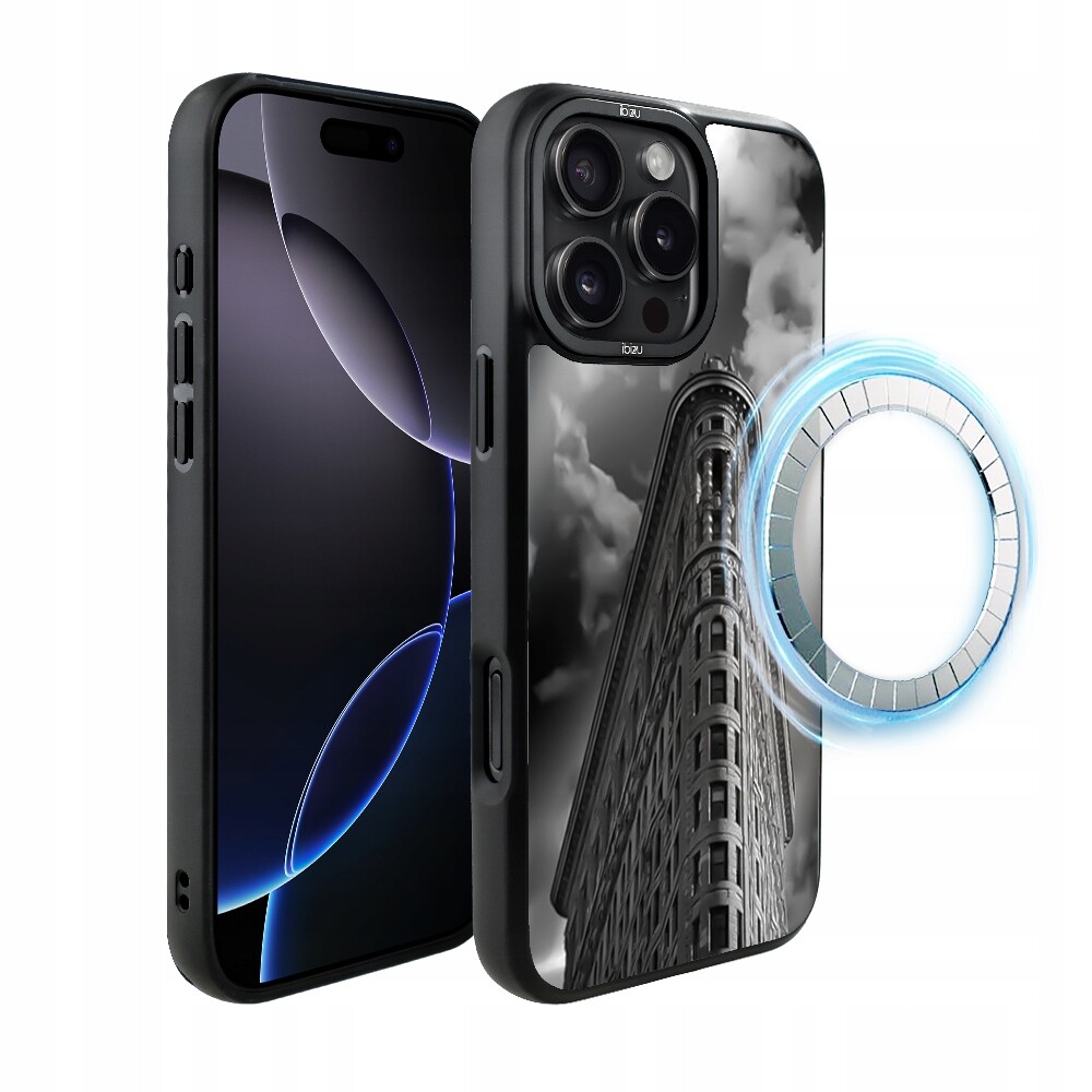 Matný Pouzdro Ibizu DropGuard pro iPhone 16 Pro s MagSafe, Flatiron