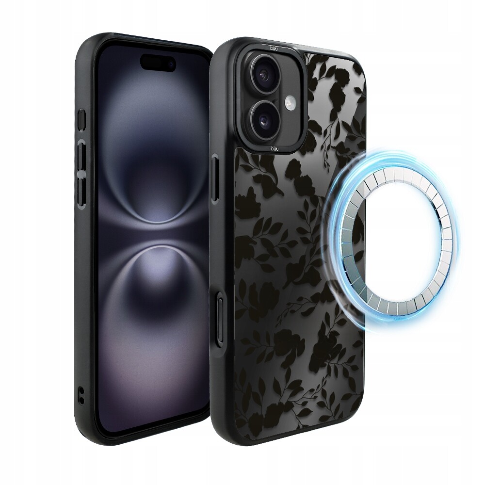 Pouzdro pro iPhone 16 Ibizu DropGuard Matt s MagSafe, stín listů