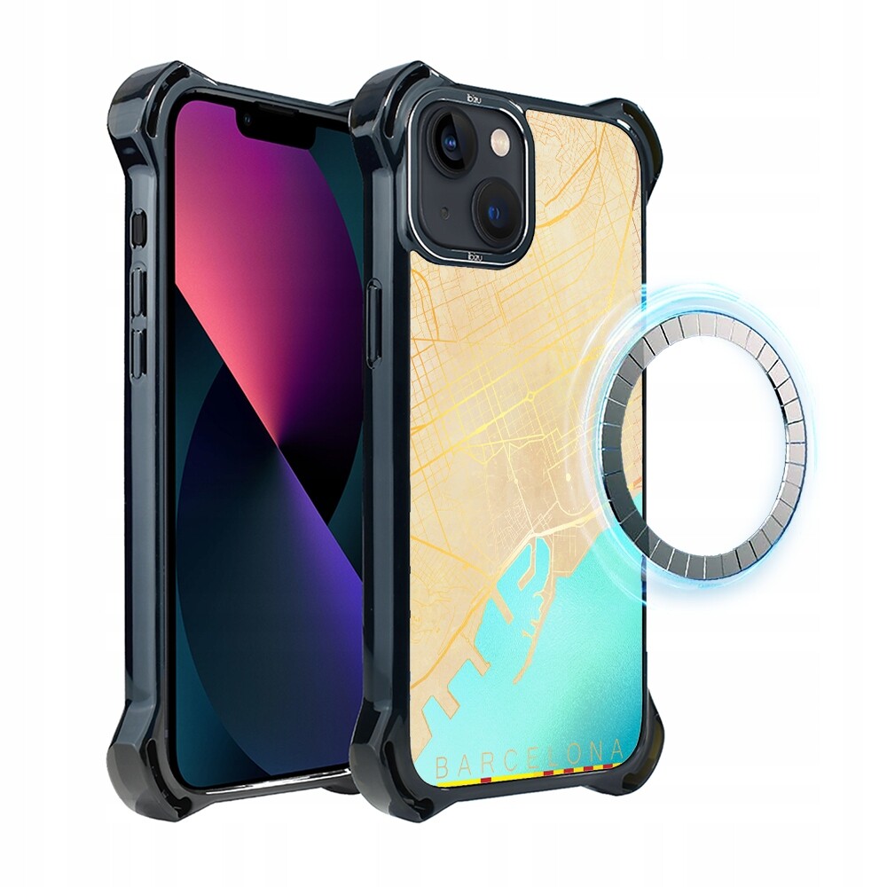 Pouzdro Ibizu DropGuard Ultra iPhone 13 s MagSafe, Barcelona