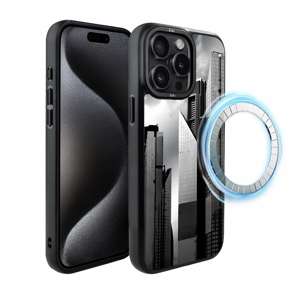 Pouzdro iPhone 15 Pro Ibizu DropGuard Pouzdro s MagSafe, Manhattan
