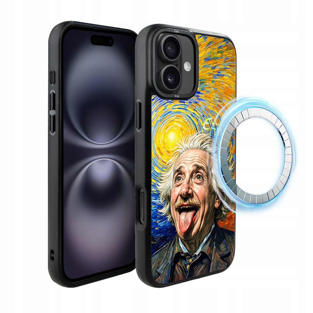 Matný Pouzdro Ibizu DropGuard pro iPhone 16 Plus s MagSafe, Einstein