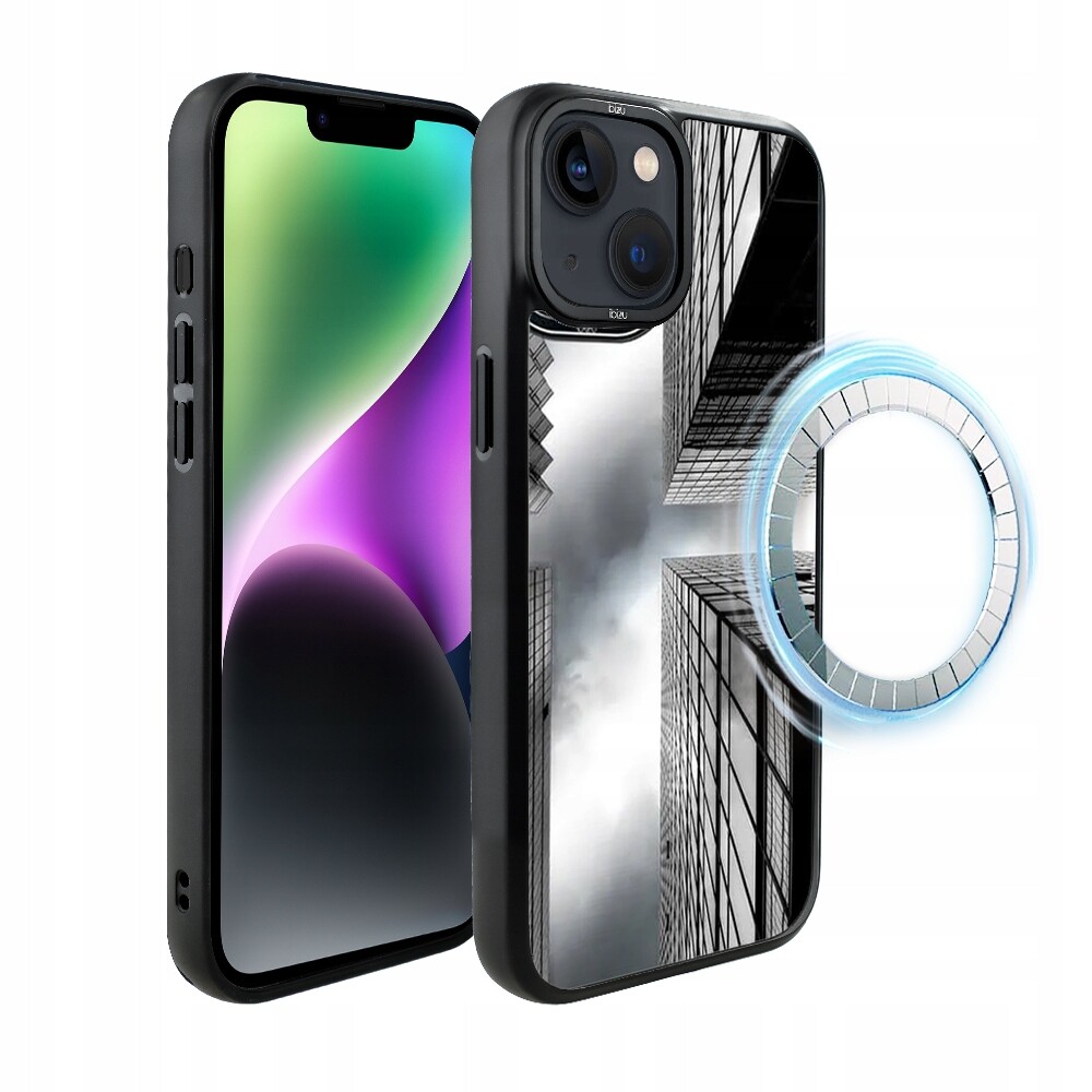 Pouzdro pro iPhone 14 Ibizu DropGuard Matt s MagSafe, mrakodrapy