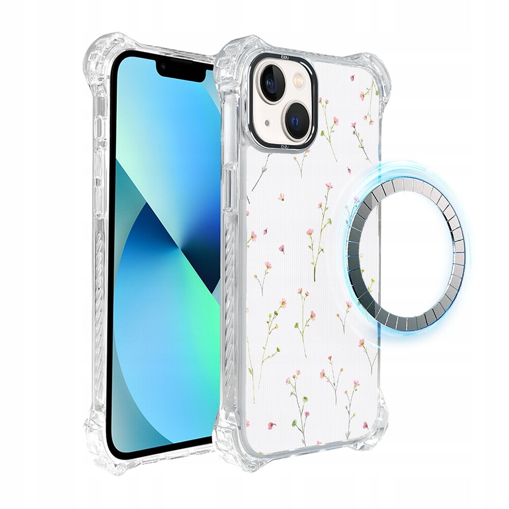 Pouzdro pro iPhone 13 Ibizu DropGuard Ultra s MagSafe, polní fantazie
