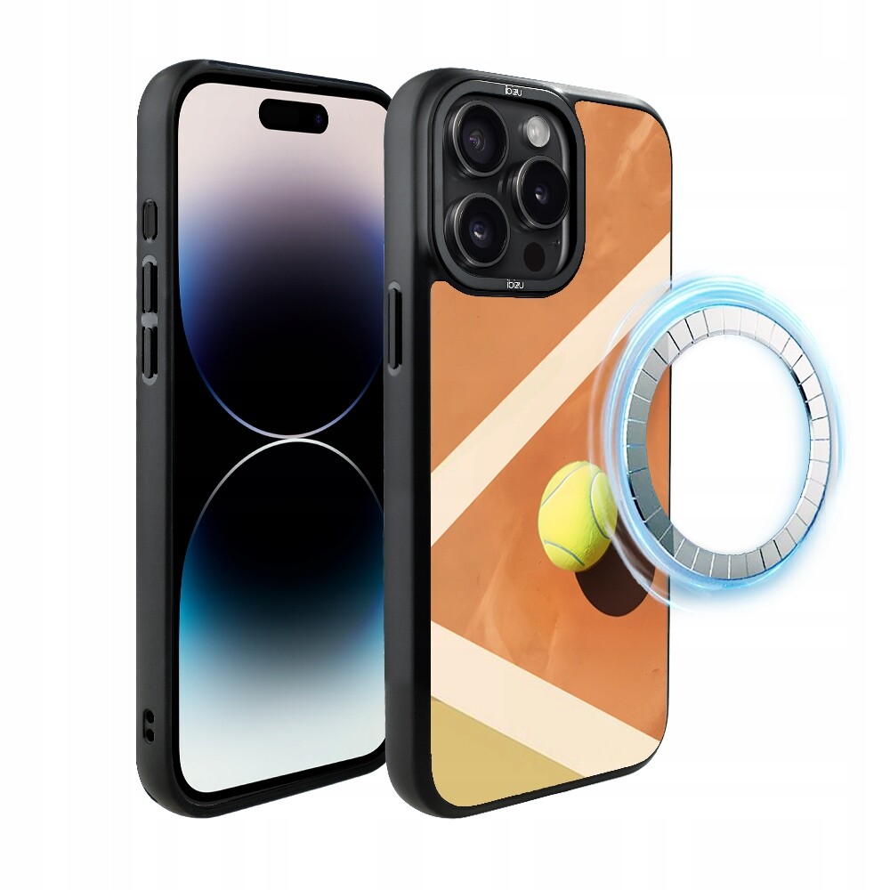 Matný Pouzdro Ibizu DropGuard pro iPhone 14 Pro s MagSafe, tenisový