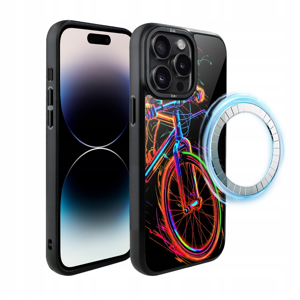 Pouzdro pro iPhone 14 Pro Ibizu DropGuard Matt s MagSafe, cyklistická vibrace