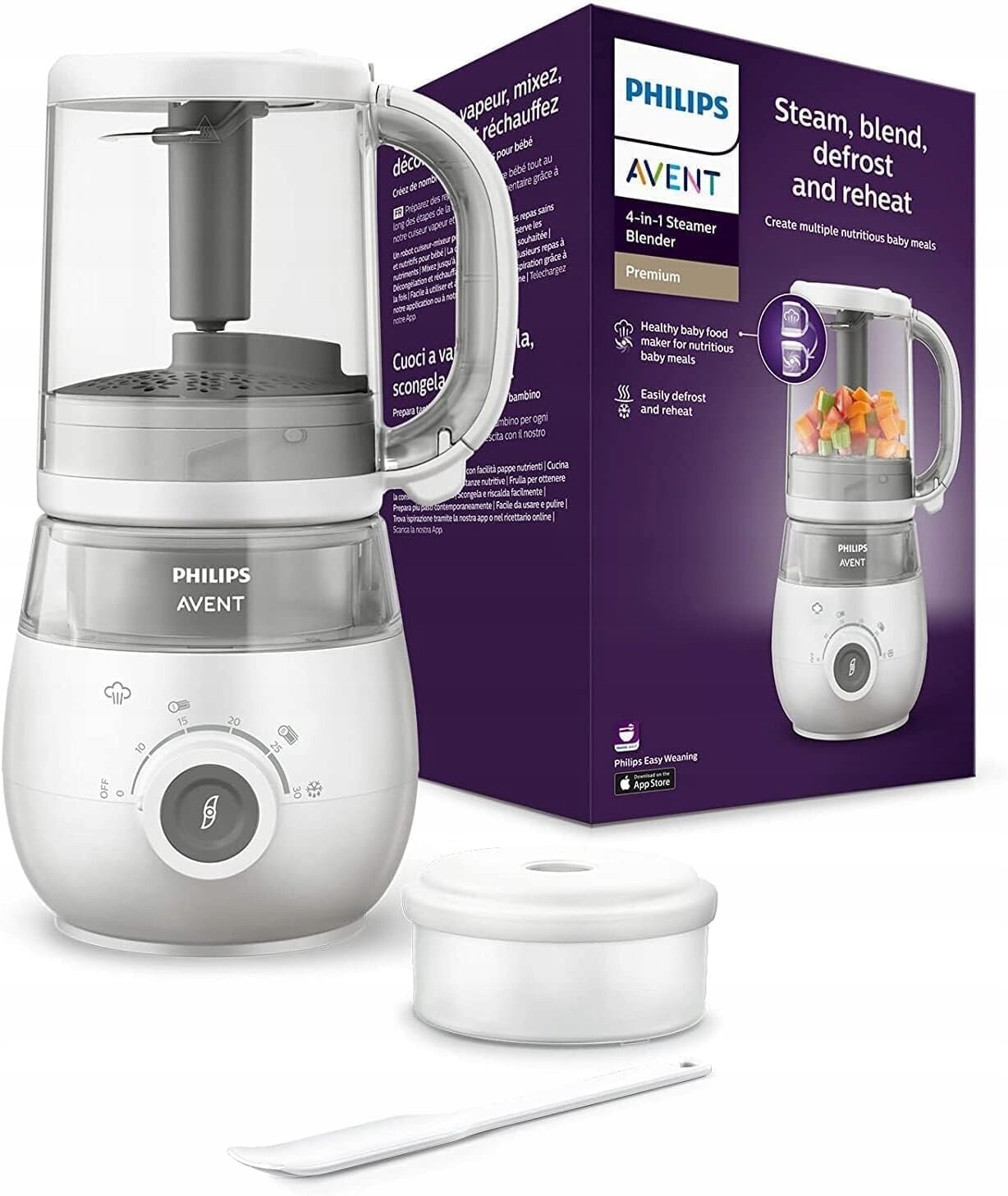 Philips Avent multifunkční parní mixér SCF883/01 4v1