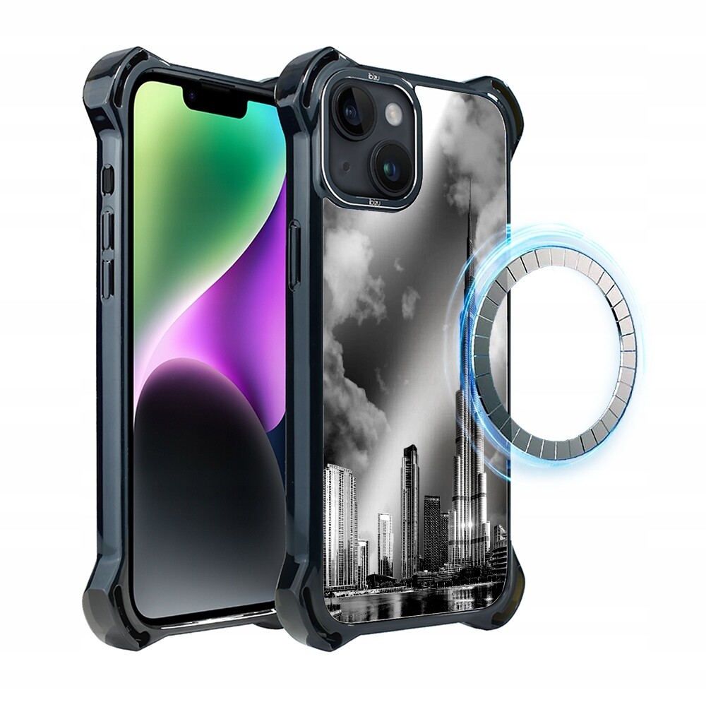 Pouzdro Ibizu DropGuard Ultra iPhone 14 s MagSafe, Burj Khalifa