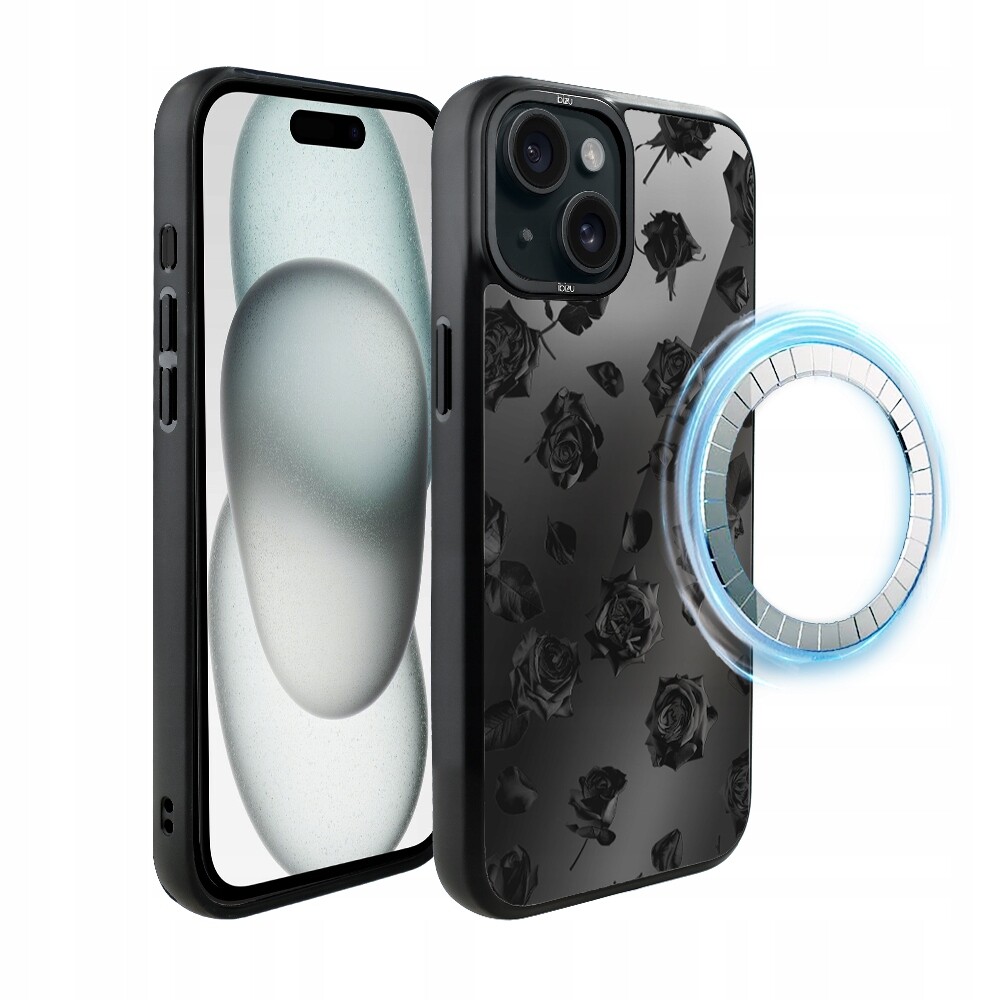 Pouzdro pro iPhone 15 Plus Ibizu DropGuard Matt s MagSafe, růžová barva