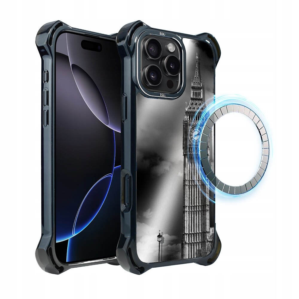 Pouzdro Ibizu DropGuard Ultra pro iPhone 16 Pro s MagSafe, Big Ben