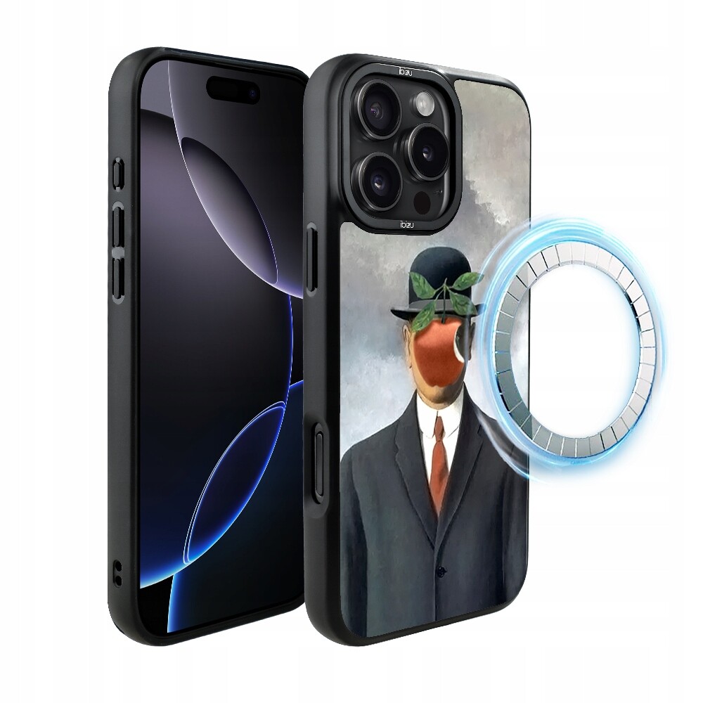 Pouzdro pro iPhone 16 Pro Max Ibizu DropGuard Matt s MagSafe, syn člověka