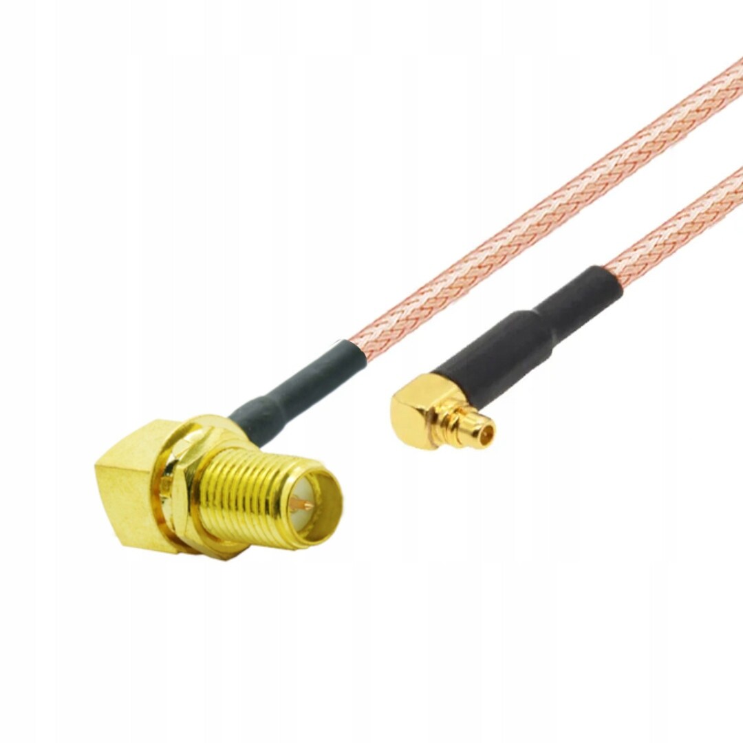 Pigtail MMCX zástrčka Ra-sma Rp zásuvka Ra RG316 12M