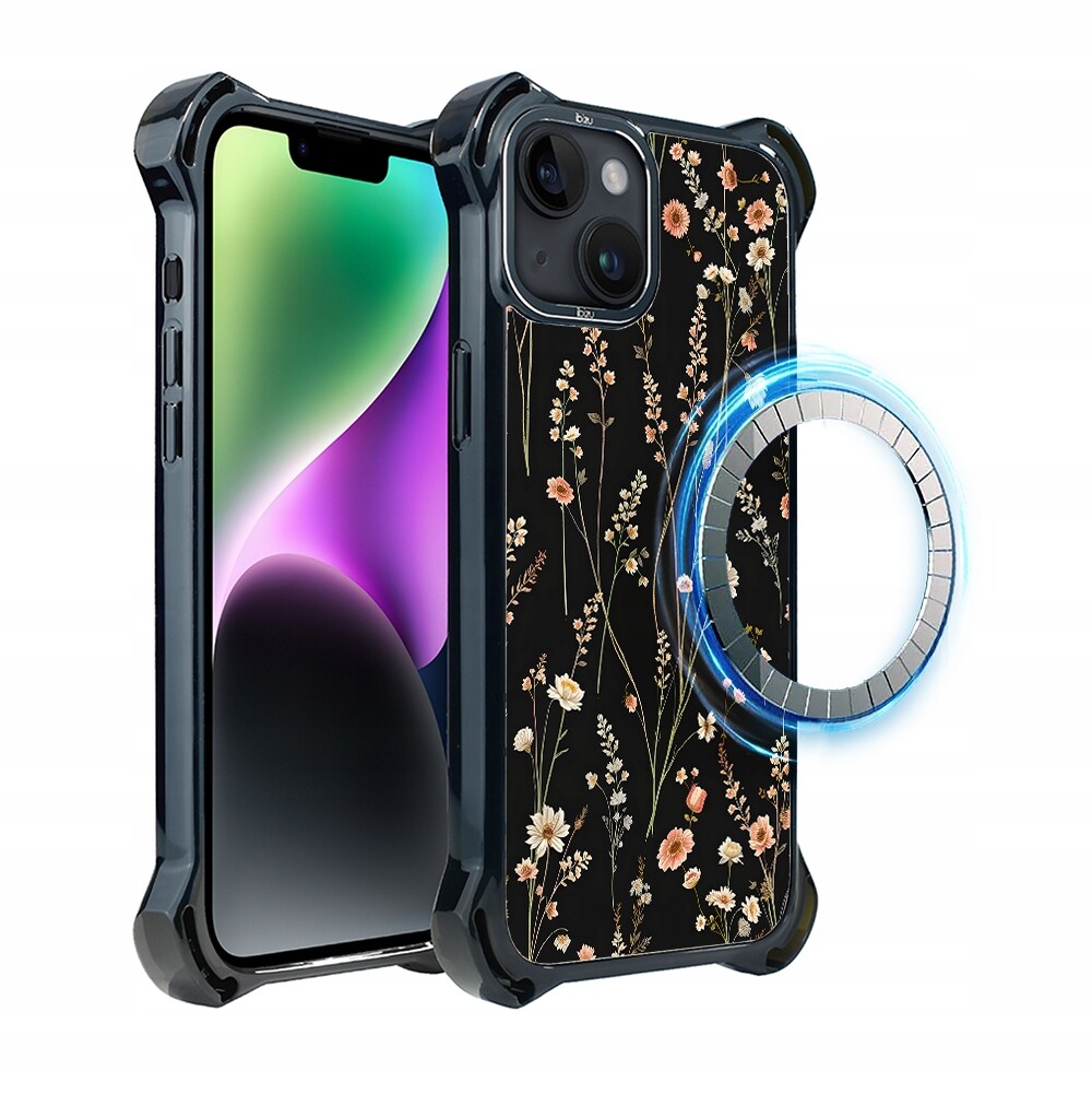 Pouzdro pro iPhone 14 Ibizu DropGuard Ultra s MagSafe, severní zahrada