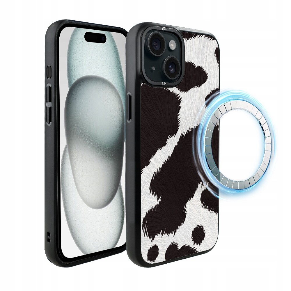 Pouzdro pro iPhone 15 Plus Ibizu DropGuard Matt s MagSafe, polská kráva