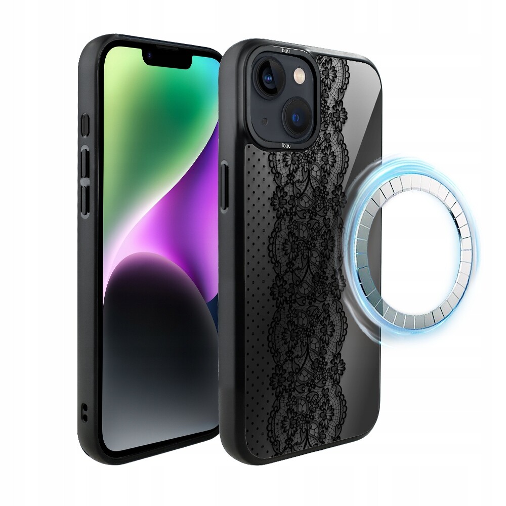 Pouzdro pro iPhone 14 Plus Ibizu DropGuard Matt s MagSafe, ozdobná krajka