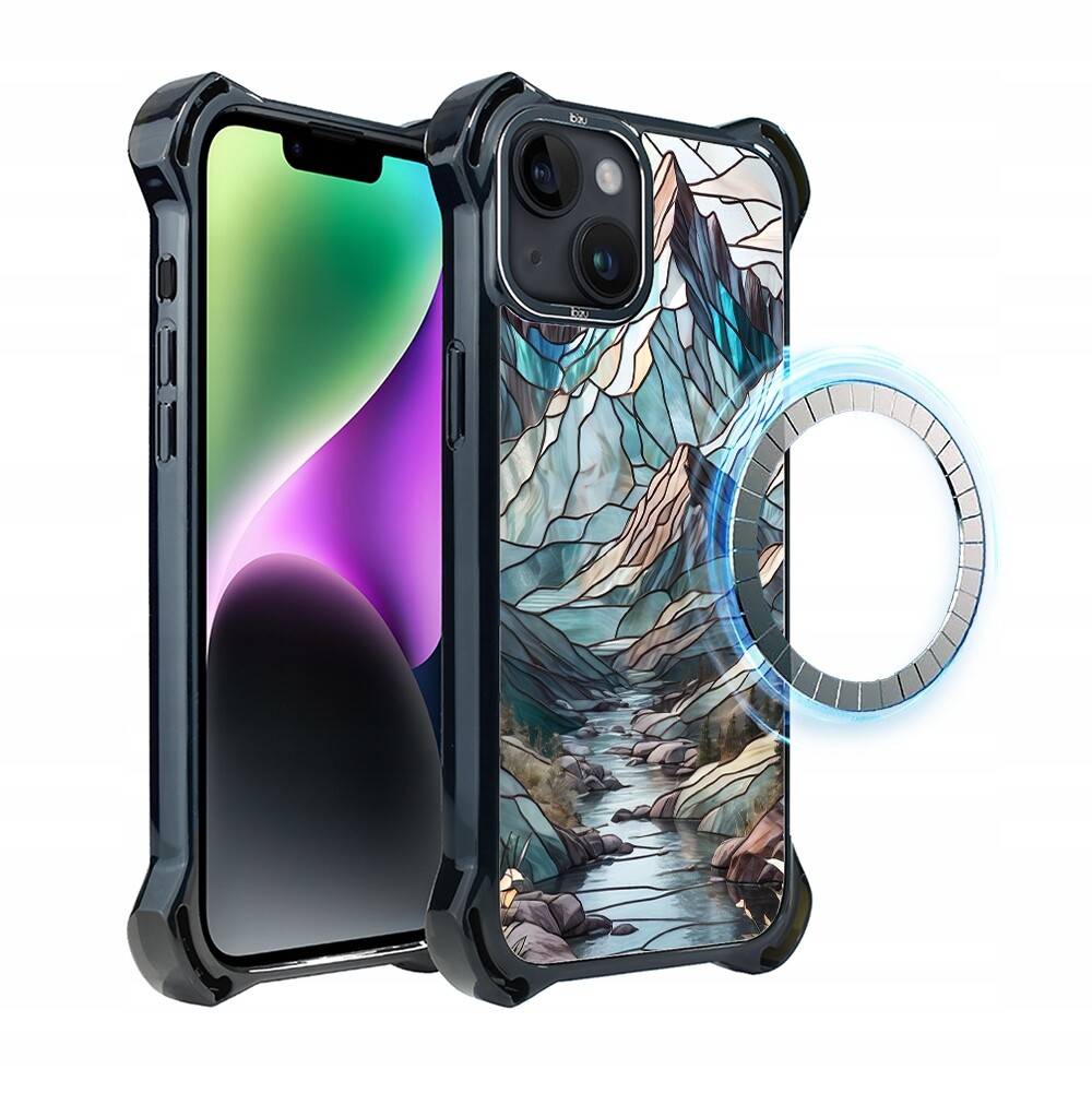 Pouzdro pro iPhone 14 Plus Ibizu DropGuard Ultra s MagSafe, Horský Potok