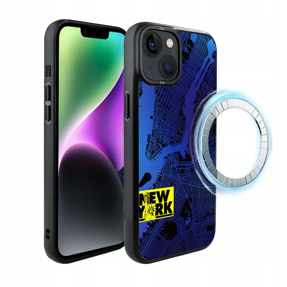 Pouzdro Ibizu DropGuard Matt iPhone 14 s MagSafe, New York