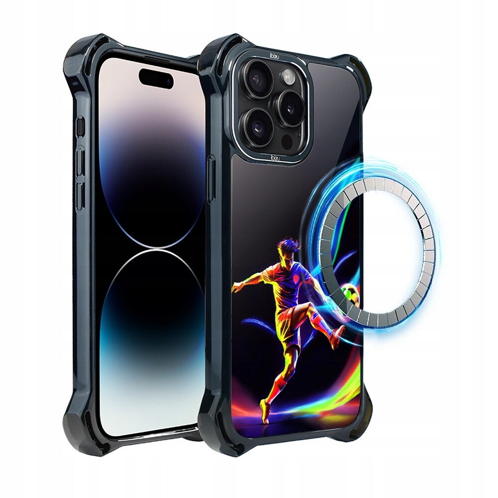 Pouzdro pro iPhone 14 Pro Ibizu DropGuard Ultra s MagSafe v rytmu míče