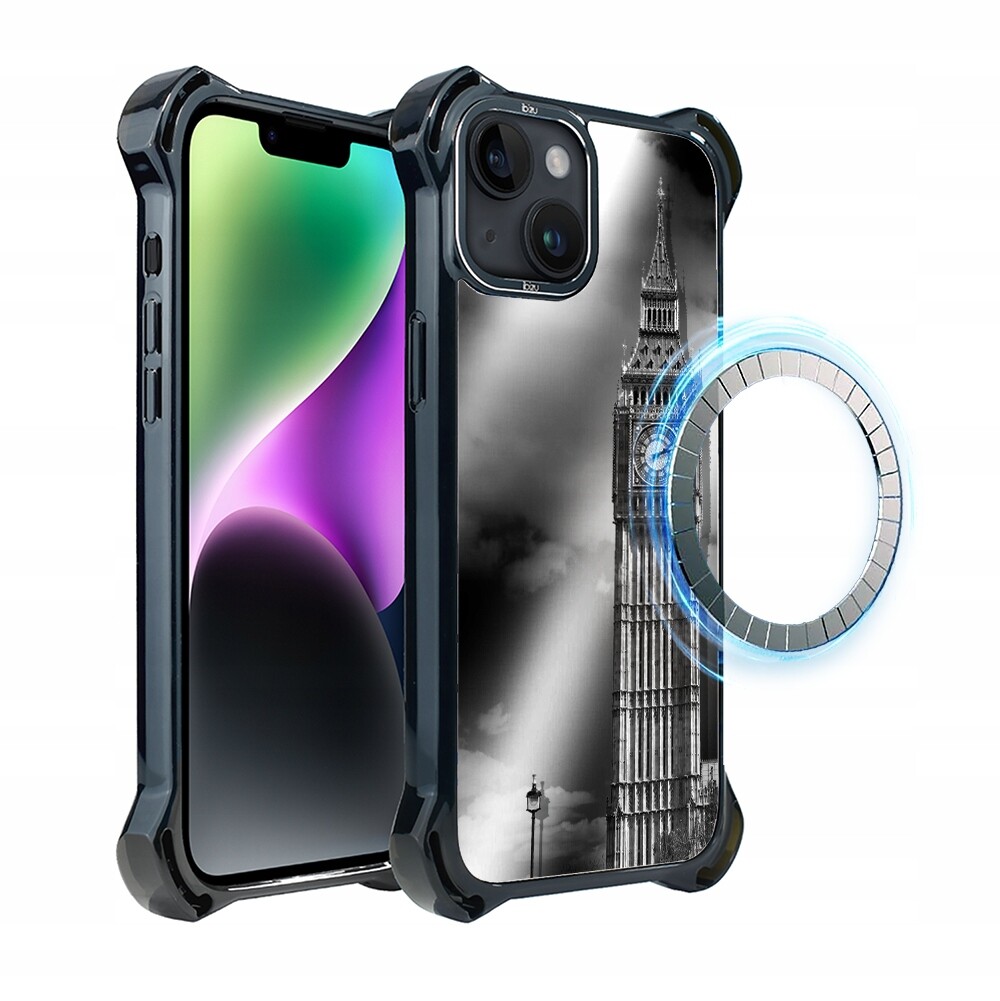 Pouzdro Ibizu DropGuard Ultra pro iPhone 14 Plus s MagSafe, Big Ben