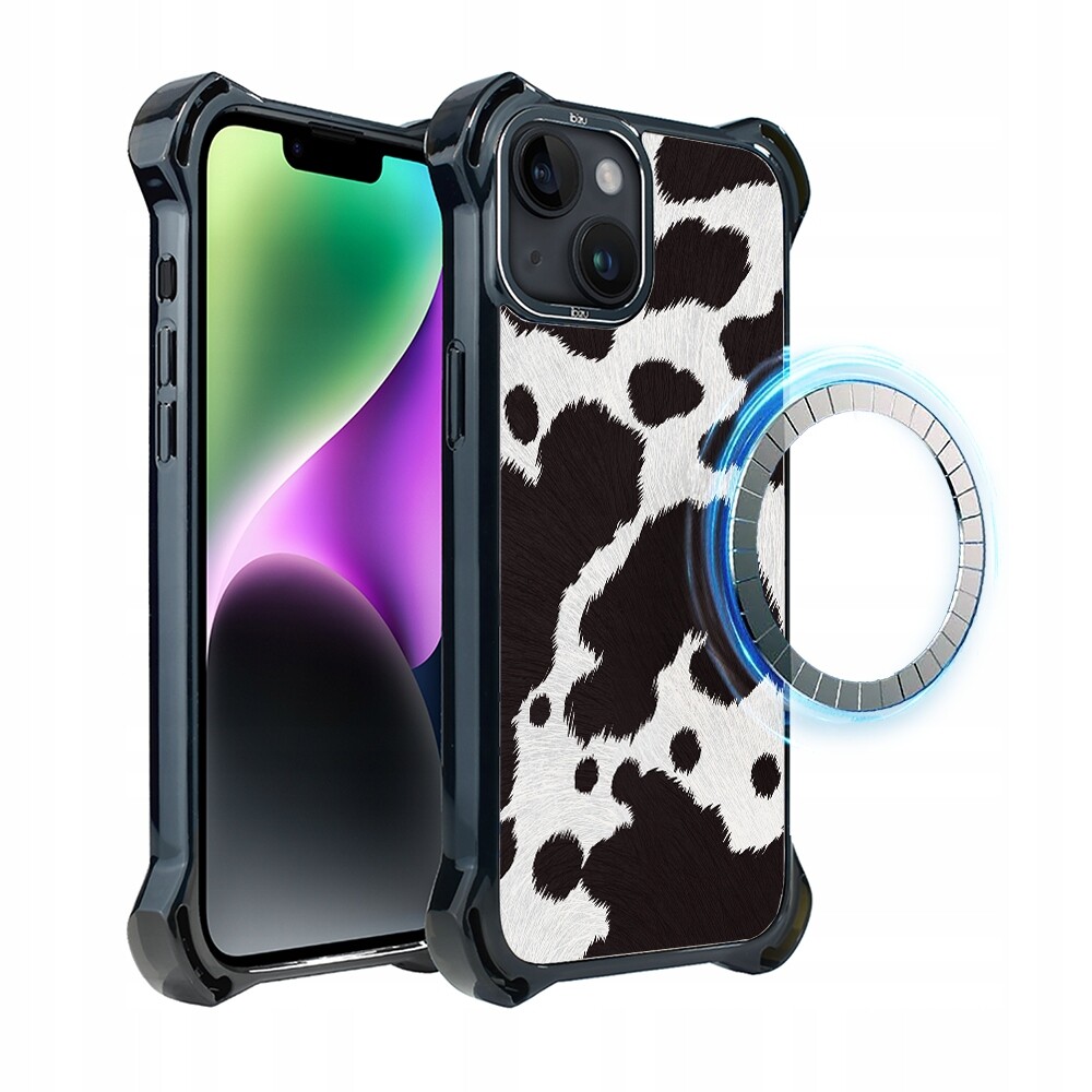 Pouzdro pro iPhone 14 Ibizu DropGuard Ultra s MagSafe, polská kráva