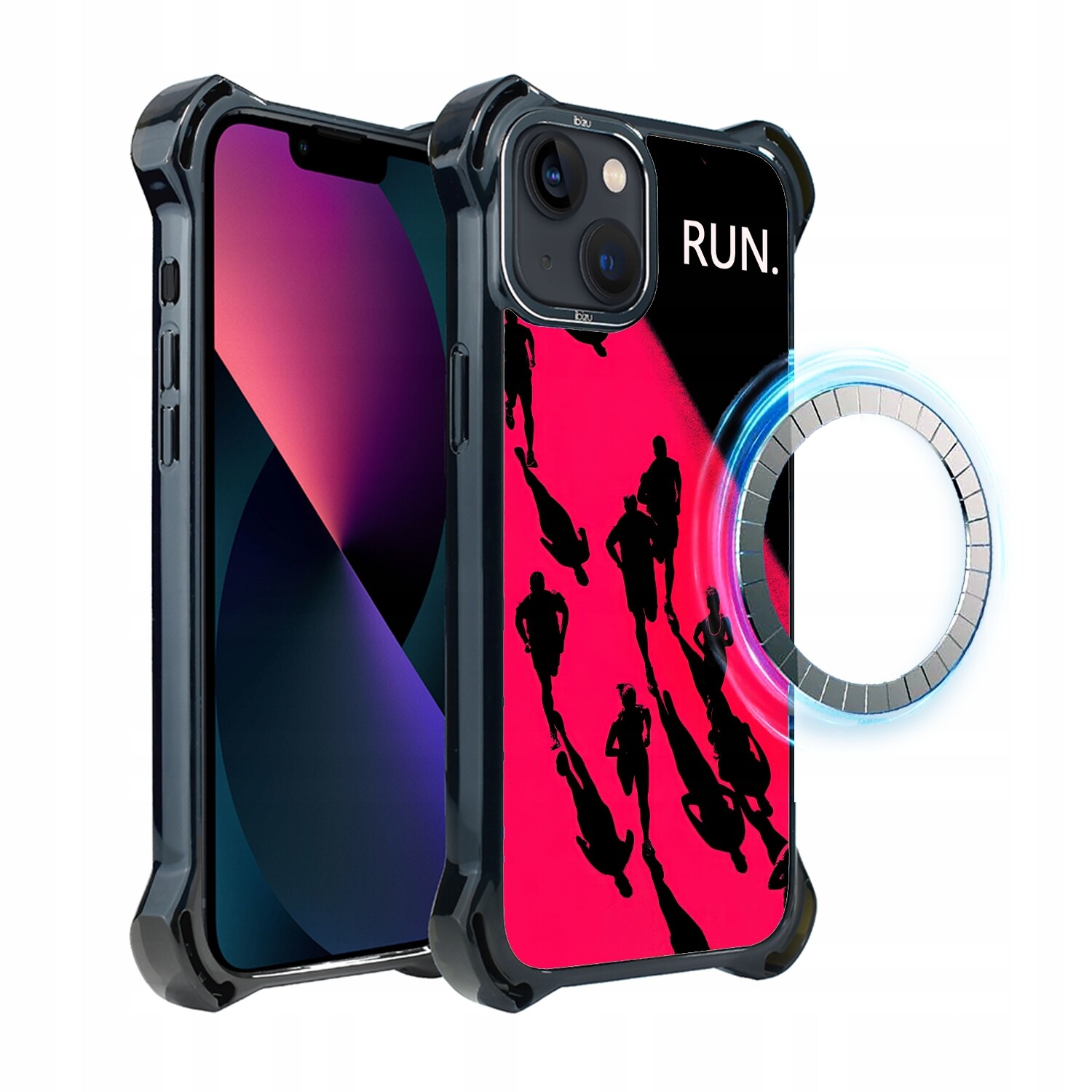 Pouzdro pro iPhone 13 Ibizu DropGuard Ultra s MagSafe, noční maraton