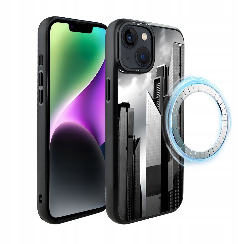 Matný Pouzdro Ibizu DropGuard pro iPhone 14 Plus s MagSafe, Manhattan