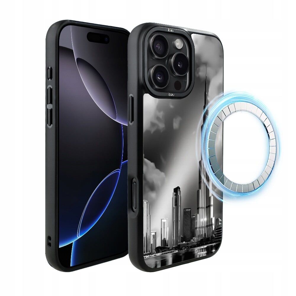 iPhone 16 Pro Max Ibizu DropGuard matné Pouzdro s MagSafe, Burj Khalifa