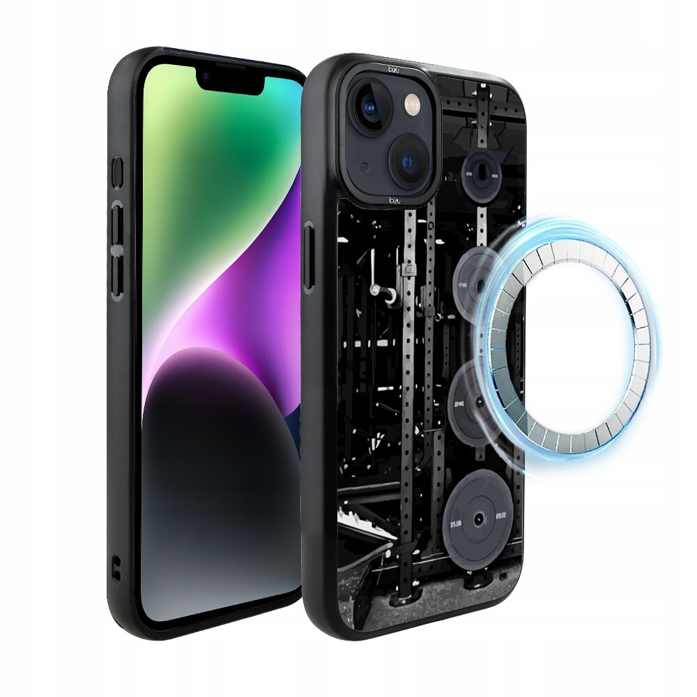 Pouzdro pro iPhone 14 Plus Ibizu DropGuard Matt s MagSafe, Železná stanice