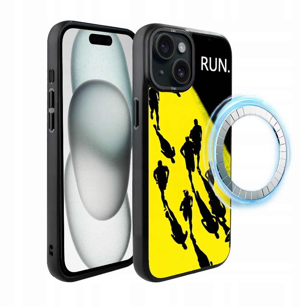 Pouzdro pro iPhone 15 Ibizu DropGuard Matt s MagSafe, Běh mistrů