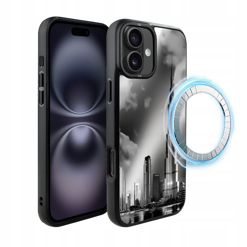 Pouzdro Ibizu DropGuard Matt iPhone 16 s MagSafe, Burj Khalifa