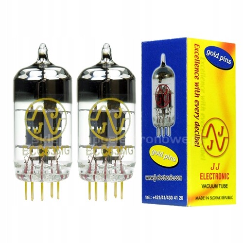 ECC83MG ECC83 12AX7 JJ-Electronic Gold 2 ks vybraný pár