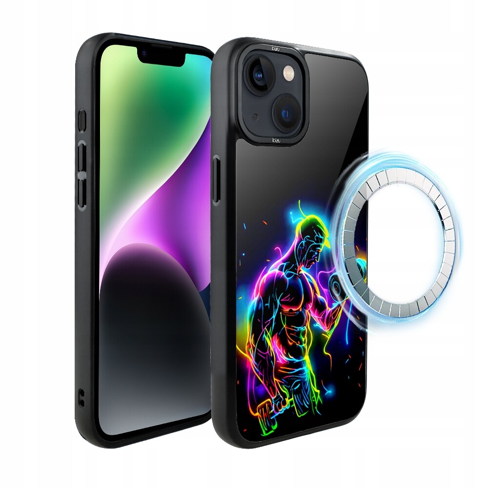 Pouzdro Ibizu DropGuard Matné pro iPhone 14 Plus s MagSafe, Je tam energie