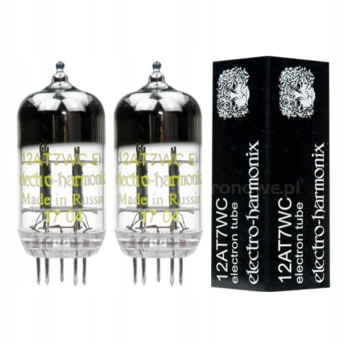 12AT7WC Eh (Xtra Low Microphonic) – zvolená dvojice