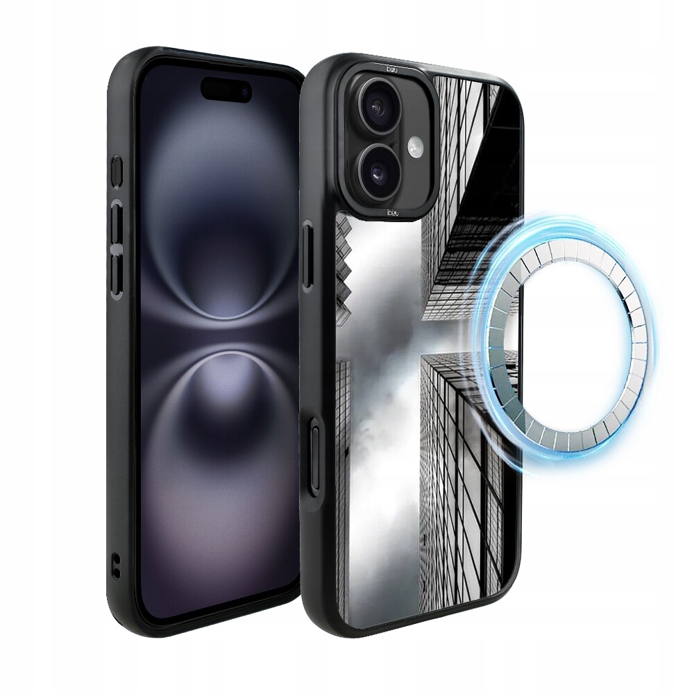 Pouzdro pro iPhone 16 Ibizu DropGuard Matt s MagSafe, mrakodrapy
