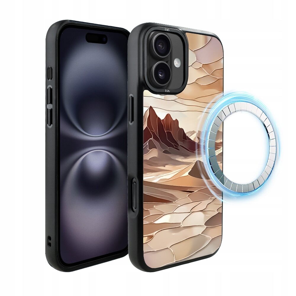 Pouzdro pro iPhone 16 Plus Ibizu DropGuard Matt s MagSafe, Pouštní klid