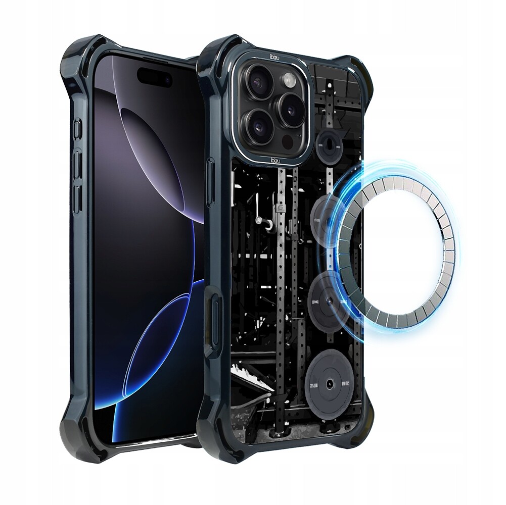 Pouzdro pro iPhone 16 Pro Max Ibizu DropGuard Ultra s MagSafe, Železná stanice