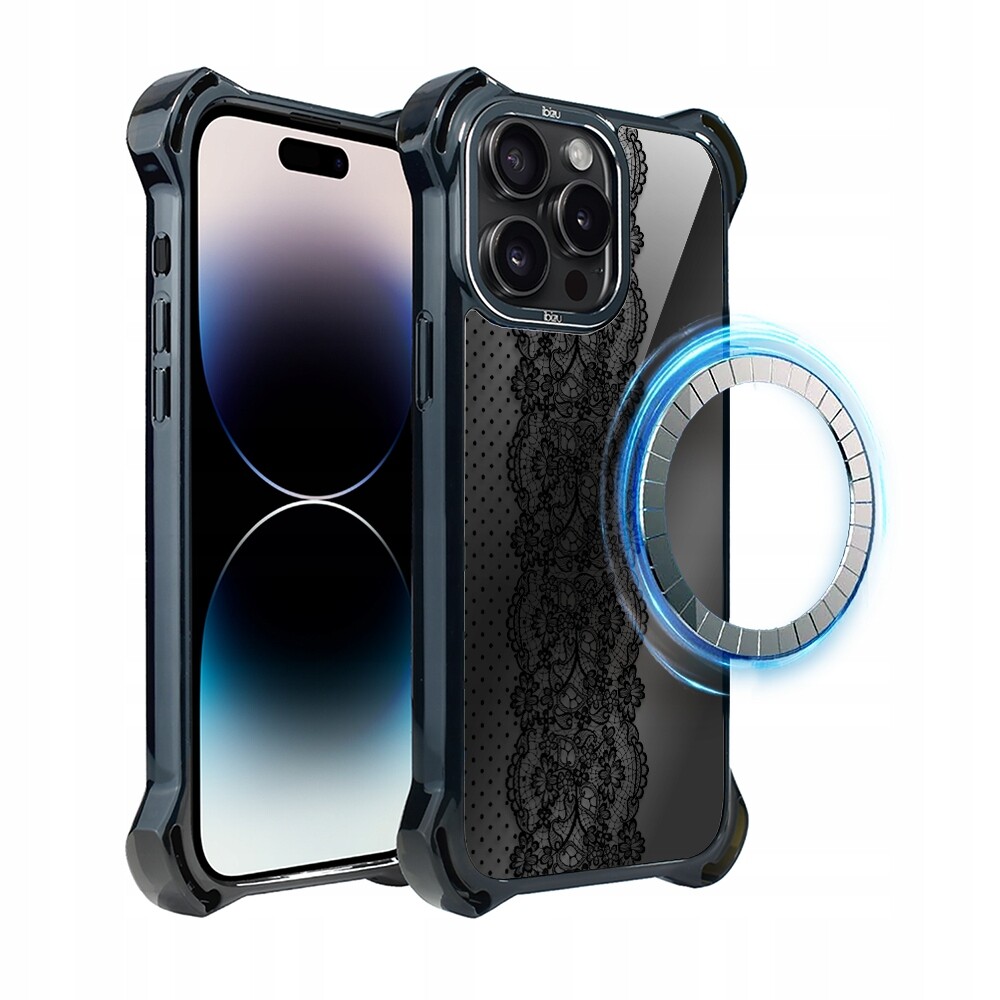 Pouzdro pro iPhone 14 Pro Max Ibizu DropGuard Ultra s MagSafe, ornamentální koro