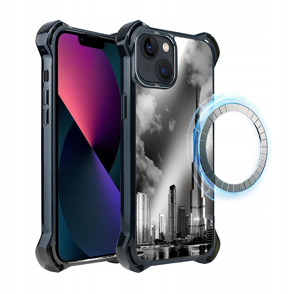 Pouzdro Ibizu DropGuard Ultra iPhone 13 s MagSafe, Burj Khalifa