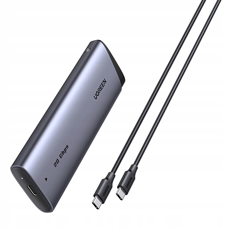 Pouzdro na Ssd disk Ugreen CM767, Usb-c, M.2 NVMe/SATA