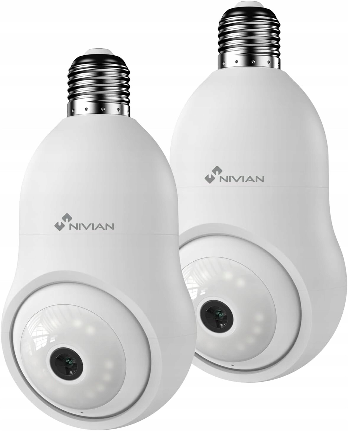 Kamera Nivian WiFi 2K 360 stupňů zvuk noční vidění sledování člověka