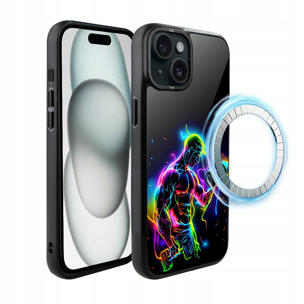 Pouzdro Ibizu DropGuard Matt s MagSafe pro iPhone 15 Plus, je tam energie