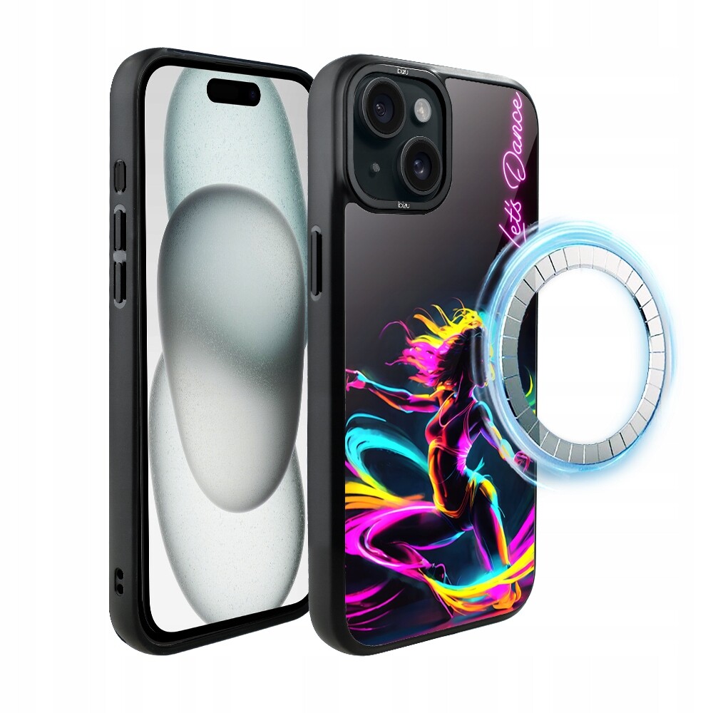 Pouzdro pro iPhone 15 Ibizu DropGuard Matt s MagSafe, taneční rytmus