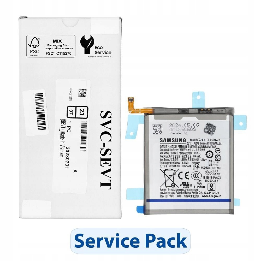 ServicePack Baterie EB-BG980ABY pro Samsung S20 G980F/G981B GH82-22122A