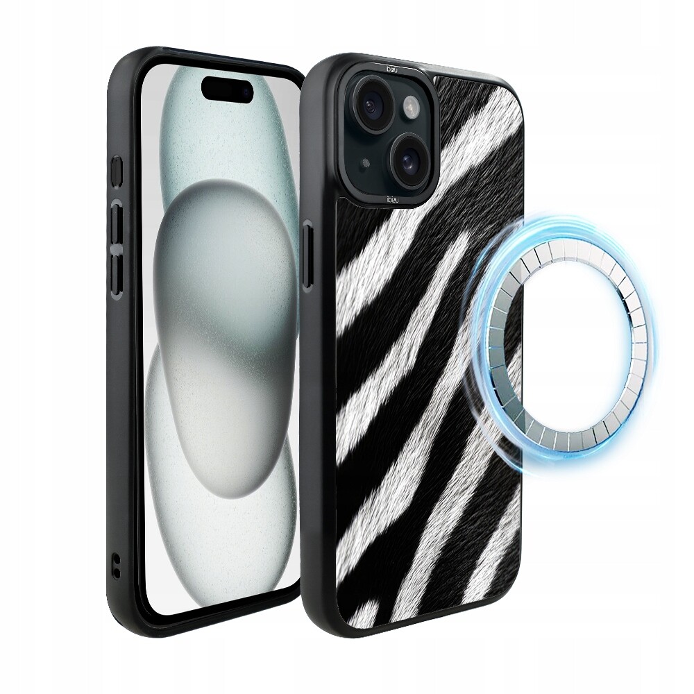 Pouzdro Ibizu DropGuard Matt iPhone 15 s MagSafe, Zebra