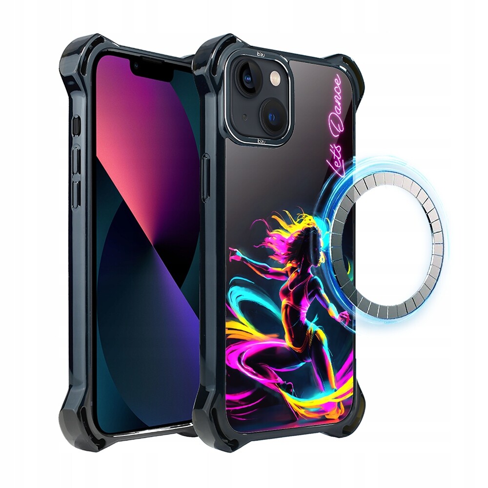 Pouzdro pro iPhone 13 Ibizu DropGuard Ultra s MagSafe, taneční rytmus