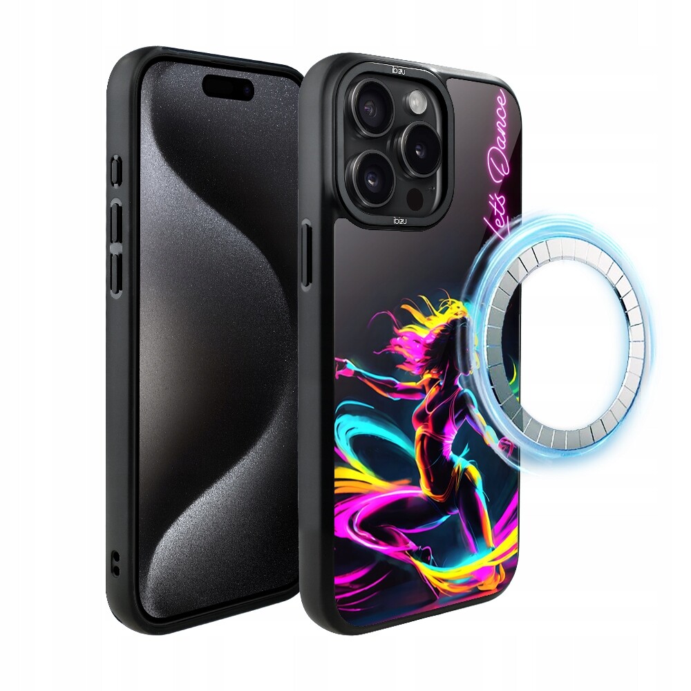 Pouzdro pro iPhone 15 Pro Ibizu DropGuard Matt s MagSafe, taneční rytmus