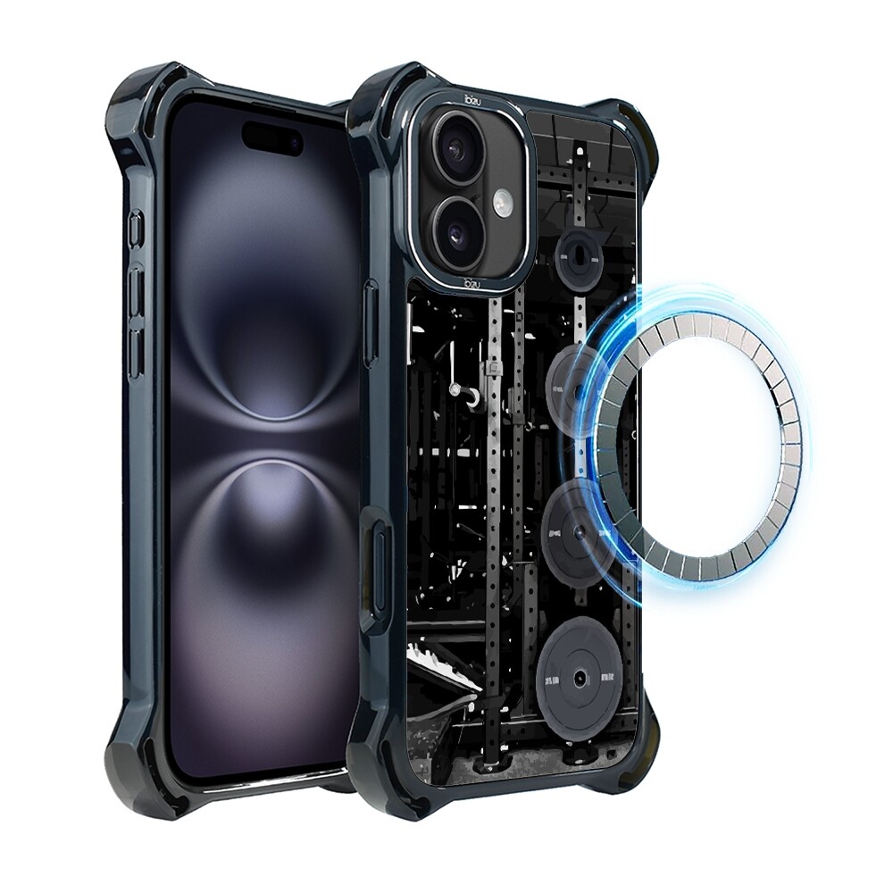 Pouzdro pro iPhone 16 Plus Ibizu DropGuard Ultra s MagSafe, Železná stanice