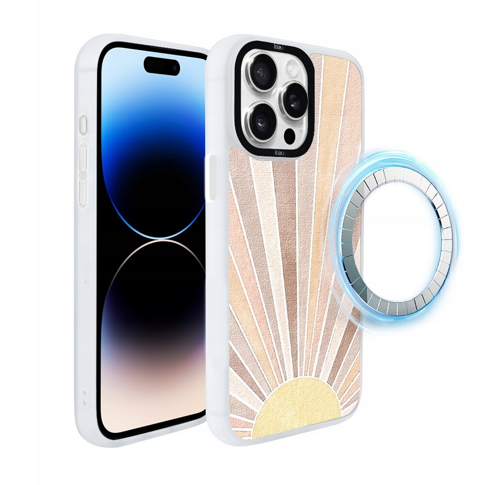 Pouzdro pro iPhone 14 Pro Max Ibizu DropGuard Matt s MagSafe, Východ slunce